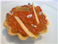 salmon roe canape